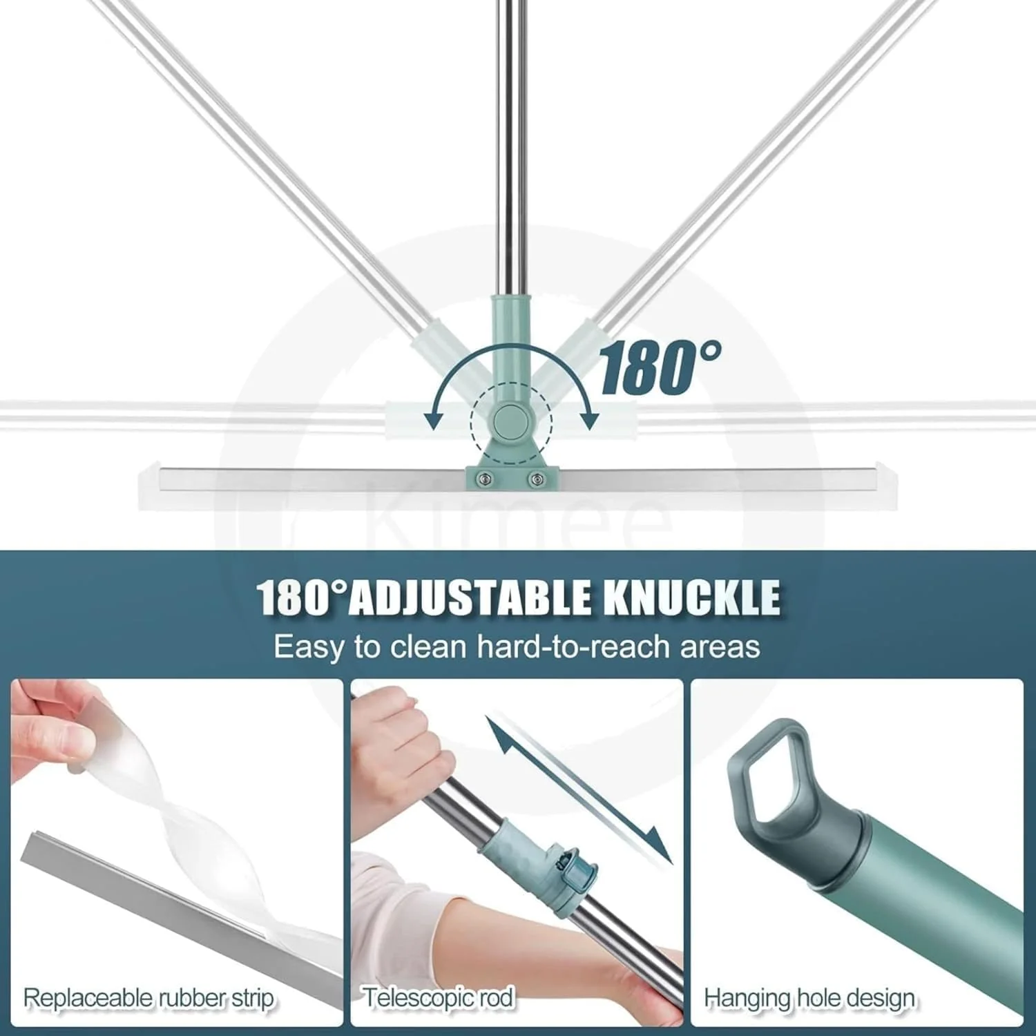 180° Rotating Multipurpose Silicone Blade Wiper-.g - Image 7