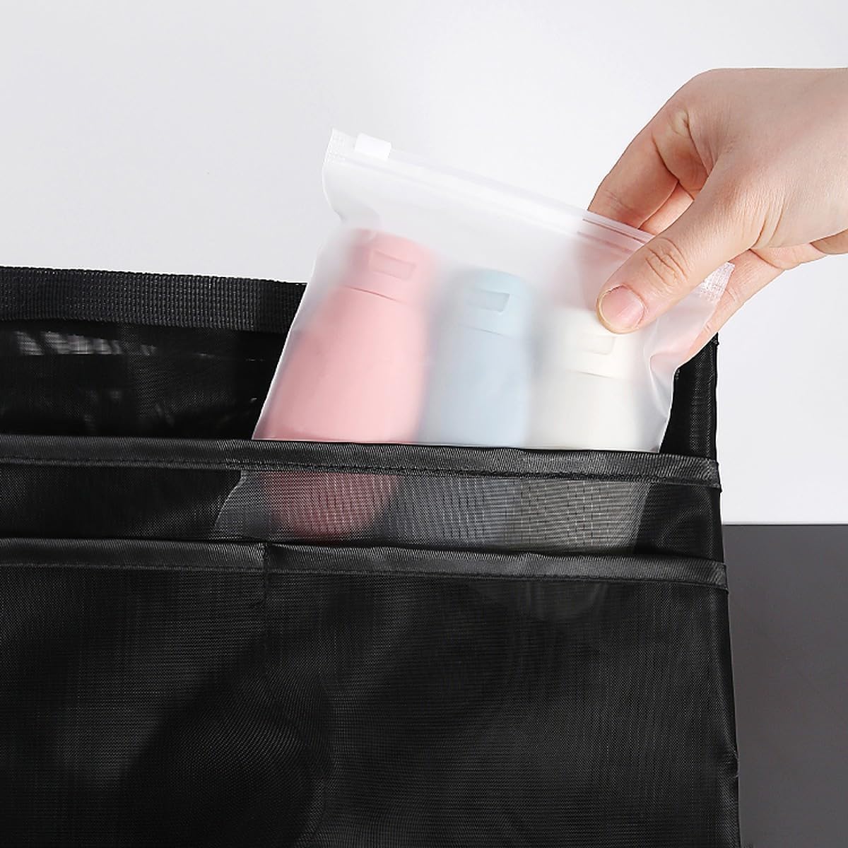 3 pieces travel Silicone Bottles leakproof for Toiletries- 60 ml each ,f - Image 8