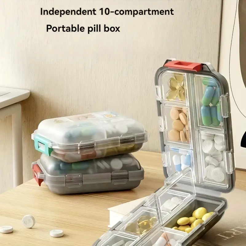 7-Day Pill Organizer - Dustproof & Moisture-Proof Recommended by Doctors (BUY 1 GET 1 FREE)