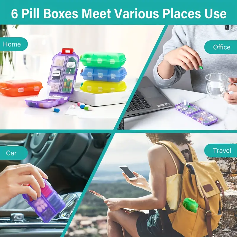 7-Day Pill Organizer - Dustproof & Moisture-Proof Recommended by Doctors (BUY 1 GET 1 FREE) - Image 3