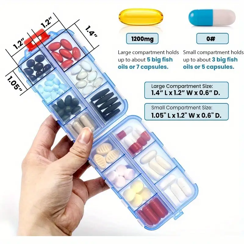 7-Day Pill Organizer - Dustproof & Moisture-Proof Recommended by Doctors (BUY 1 GET 1 FREE) - Image 6