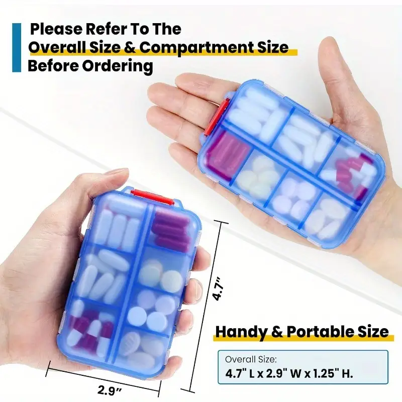 7-Day Pill Organizer - Dustproof & Moisture-Proof Recommended by Doctors (BUY 1 GET 1 FREE) - Image 7