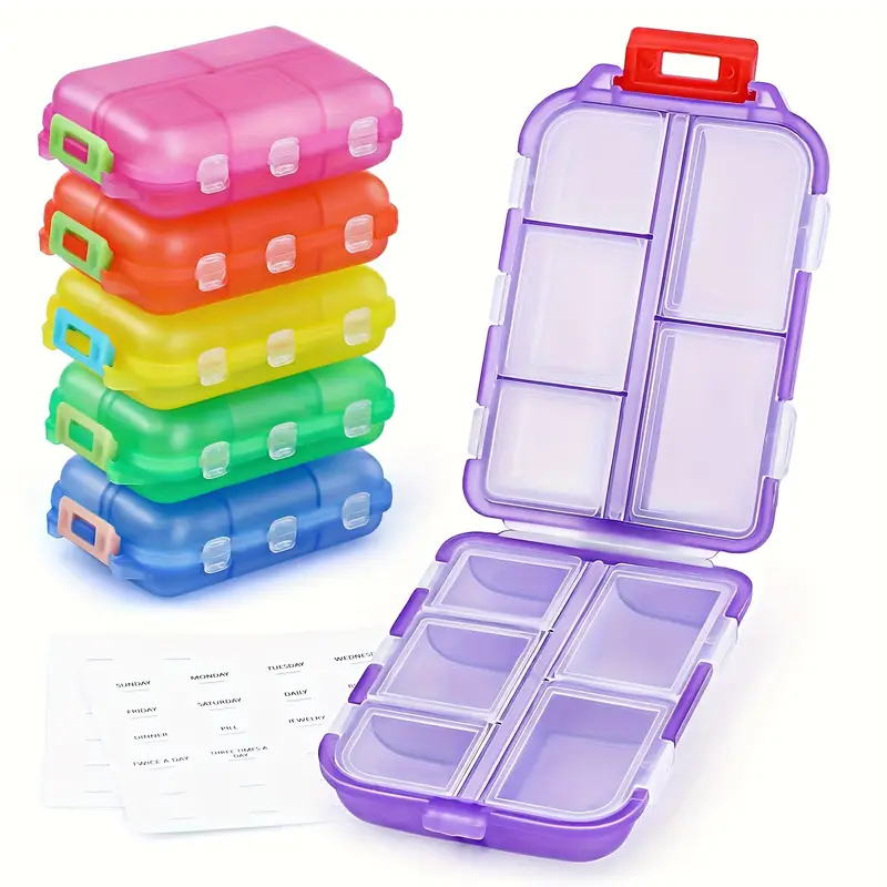 7-Day Pill Organizer - Dustproof & Moisture-Proof Recommended by Doctors (BUY 1 GET 1 FREE) - Image 8