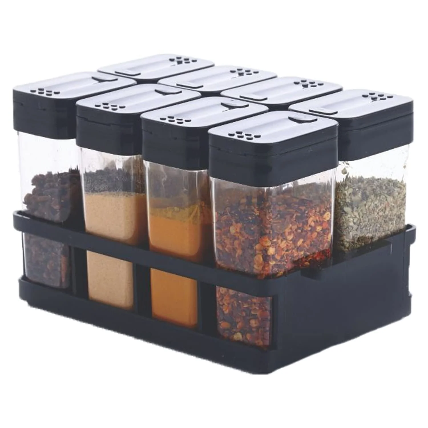 8 Pcs Airtight Masala Box- With organizer - Image 4