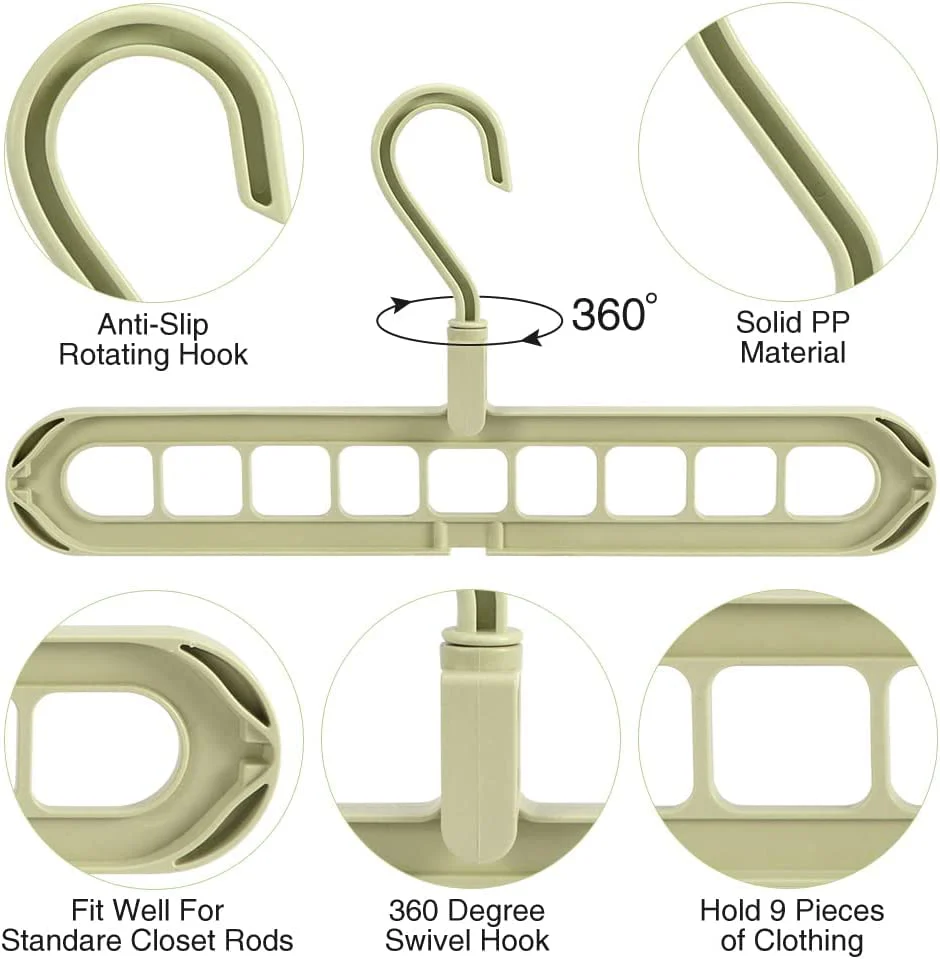 9 in 1 Space Saving Hanger- .f - Image 6