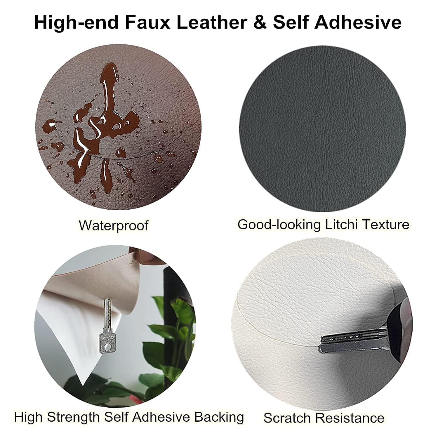 Adhesive Leather Repair Patch – (30x60 cm) Quick Fix (Pack of 2), g - Image 8