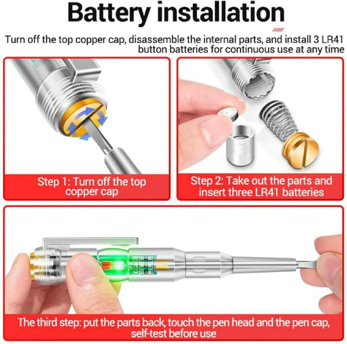 All-in-One High Brightness Intelligent Tester Pen .g - Image 4