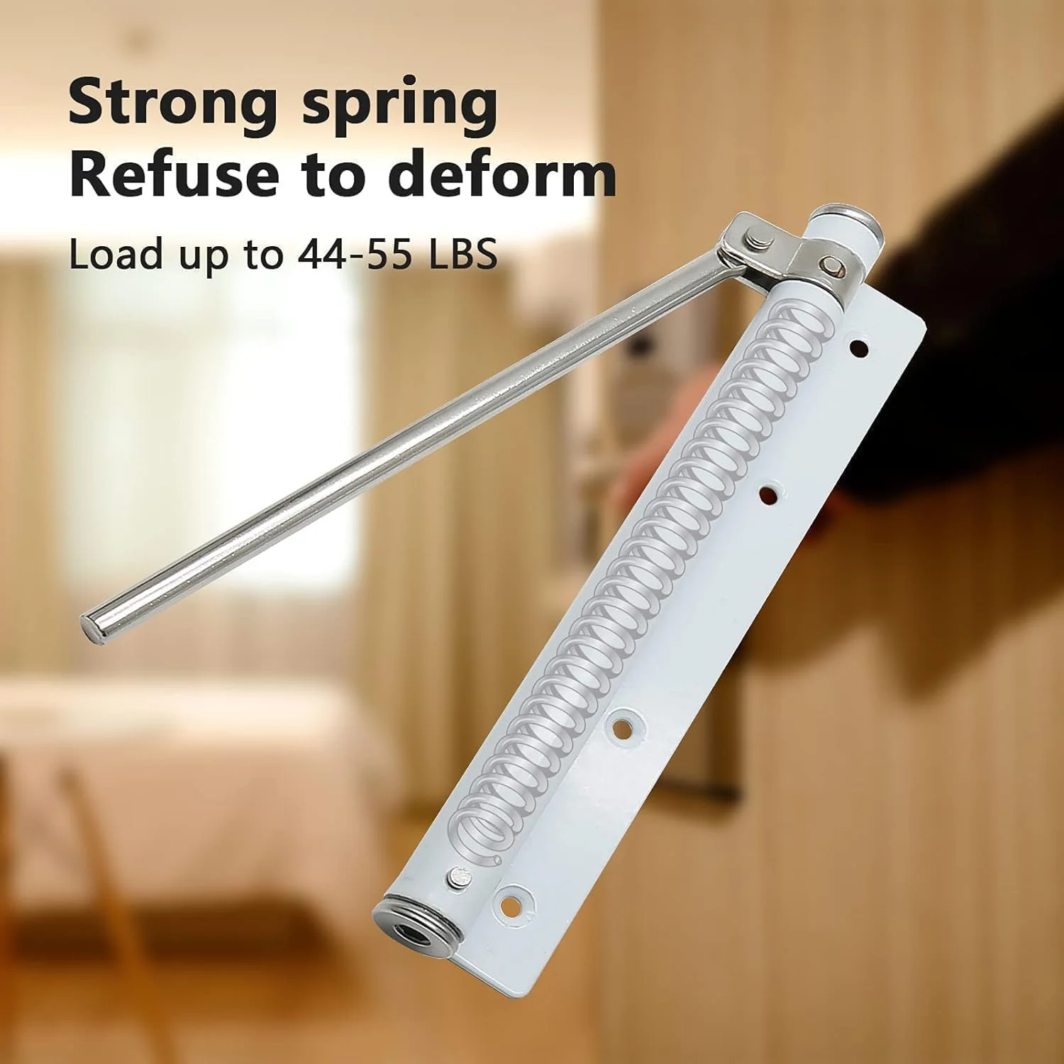 Automatic Spring Door Closer – Heavy Duty Adjustable Door Closer for Residential & Commercial Use;f - Image 4