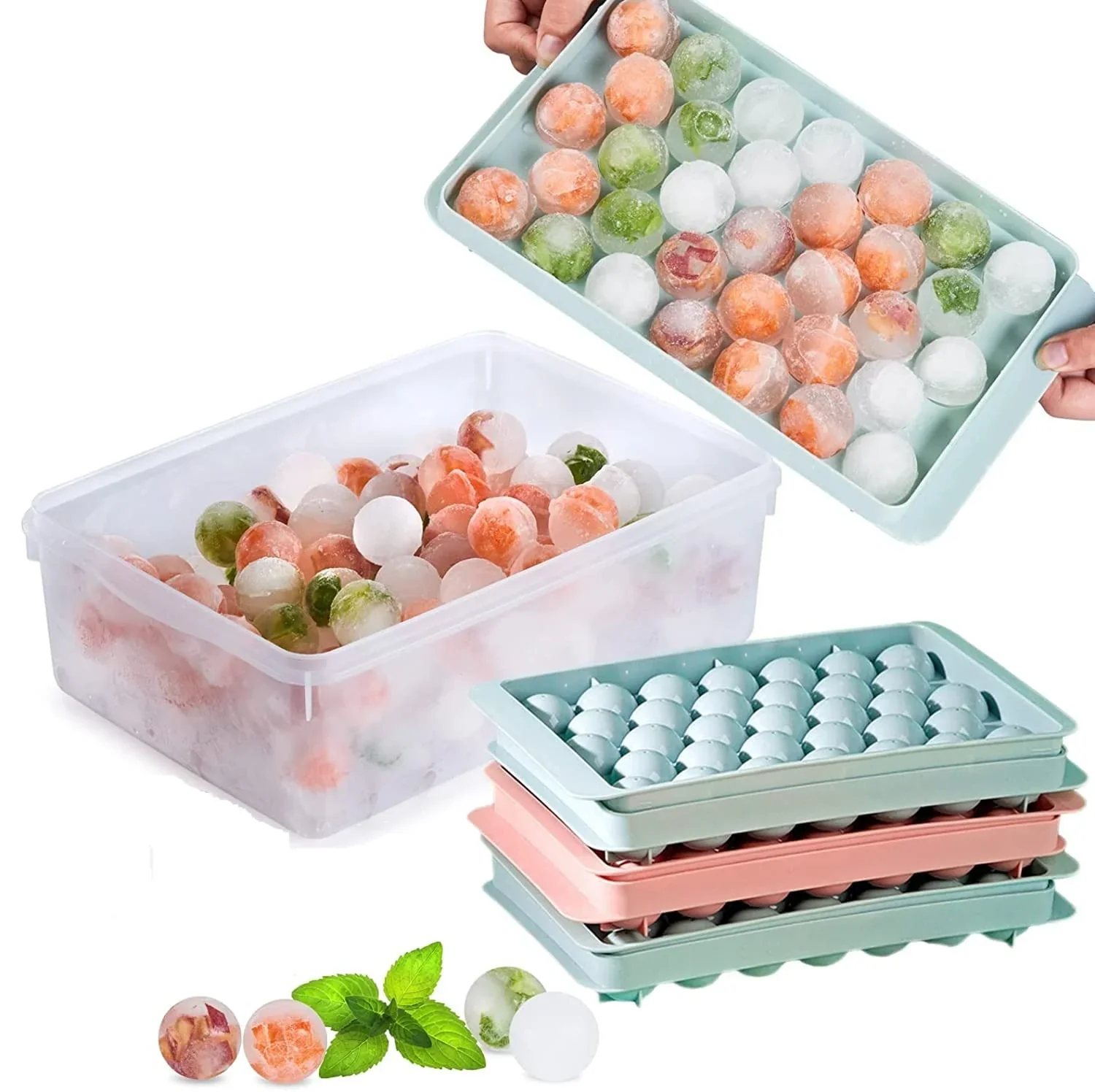 Ball Shape Ice, Moulds- For perfect round ice balls (Buy 1 Get 1 Free) - Image 2