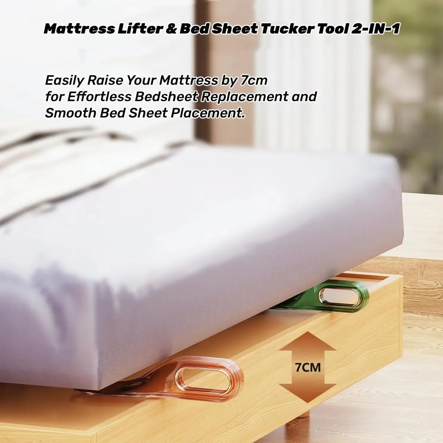 Mattress Lifter & Bedsheet Tucker Tool- .g - Image 7