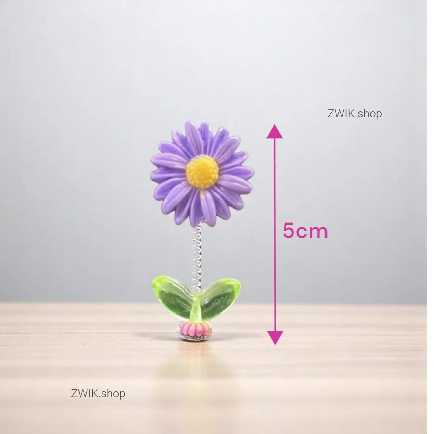 Cute Dancing Sunflower Car Dashboard Decor – Mini Shaking Flower Set (5 PCS);f - Image 7