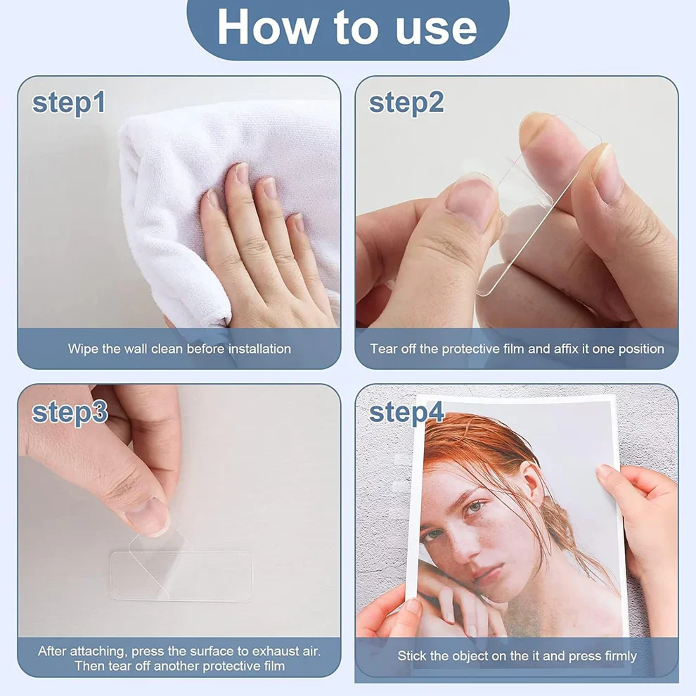 Double-Sided Adhesive Sticker Strips – Strong, Clean & Easy to Use- (Pack of 120 strips) ,g - Image 12