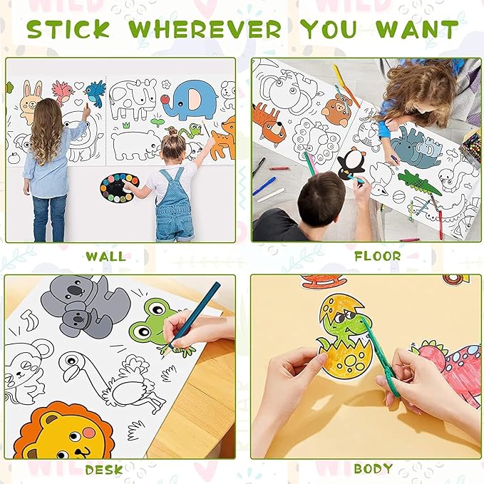 Drawing Roll for Kids- Sticker 300x30 cm-g. - Image 3