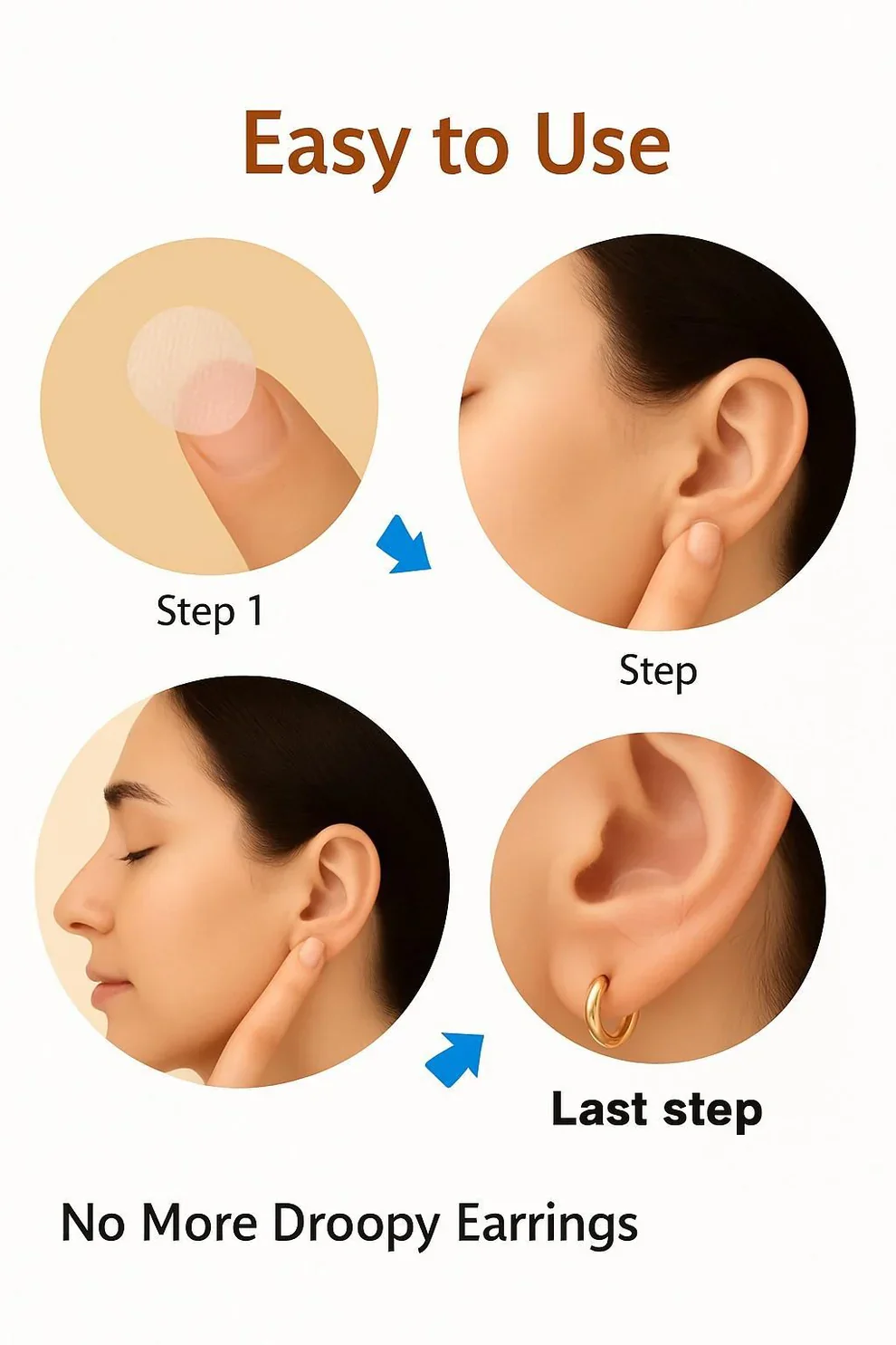 Earlobe Support Patches – Invisible Protection for Your Ears (100 pcs)-.g - Image 5