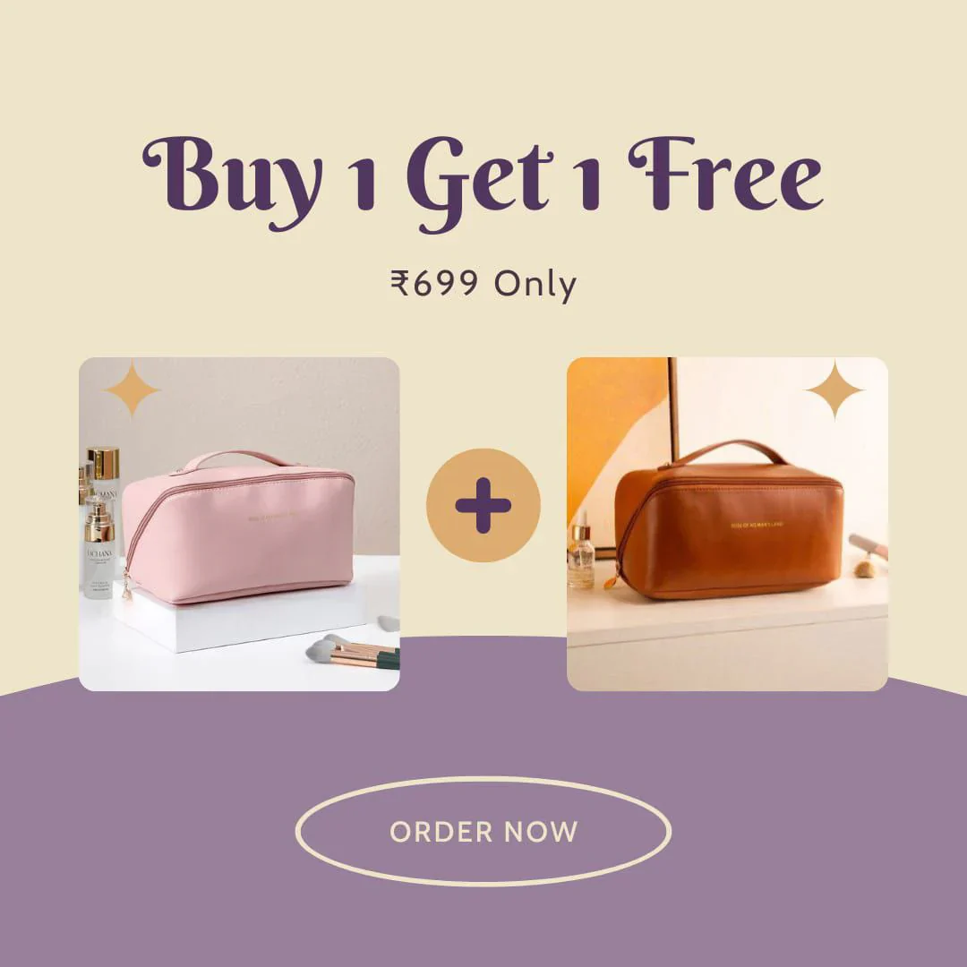 MAKEUP TRAVEL BAG - (Buy 1 Get 1 Free) 😍.g