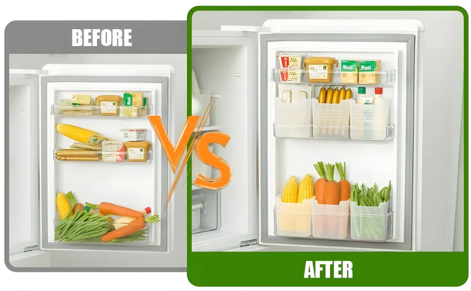Fridge and Home Organiser containers (Pack of 6) ,f - Image 10