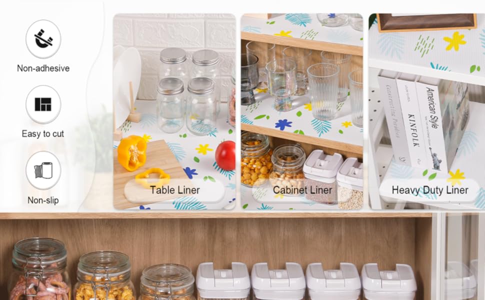 GripSafe Waterproof Drawer & Cabinet Shelf Liner (45 × 125 cm); g - Image 12
