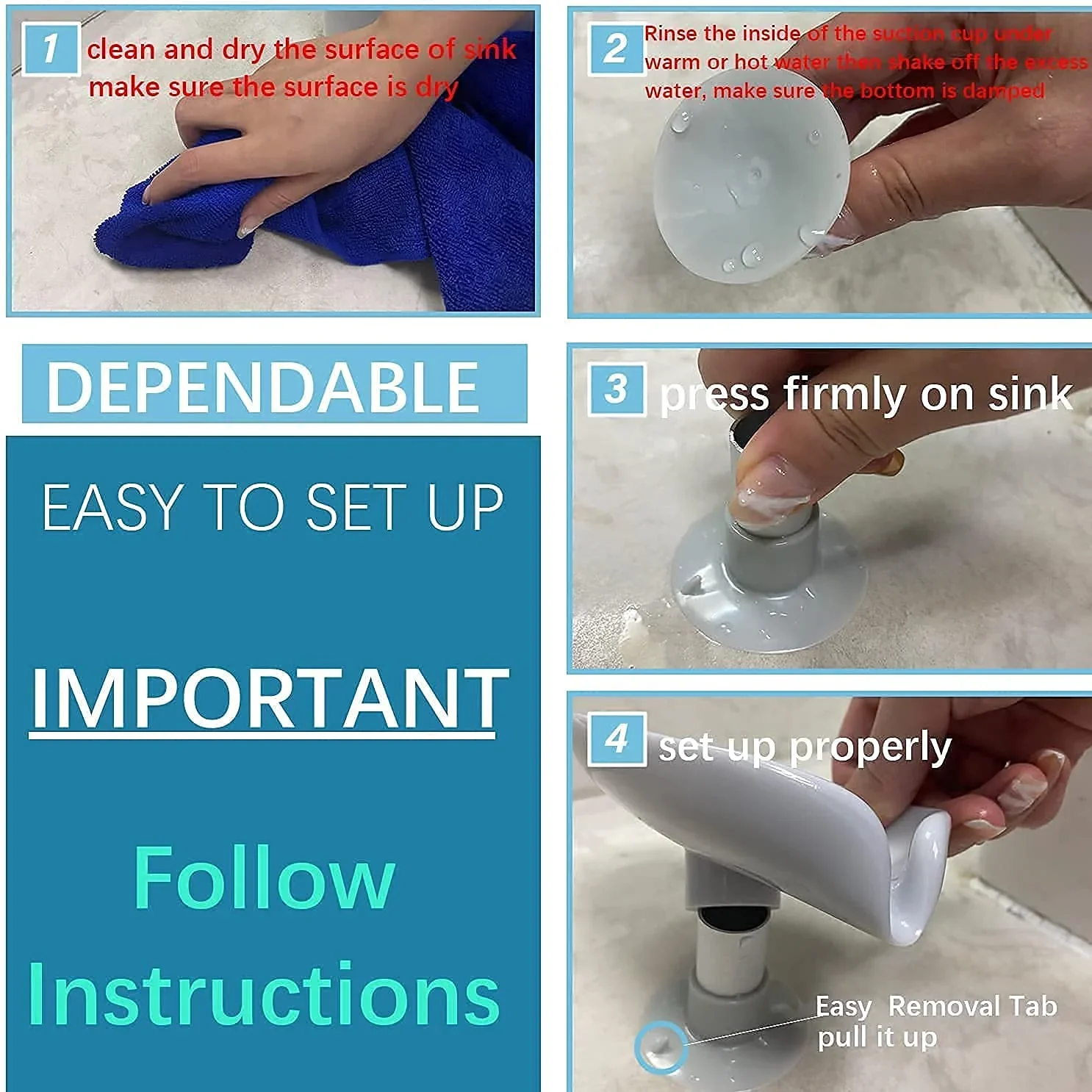 Leaf Shaped Self-Draining Soap Holder with Suction Cup-.g - Image 7