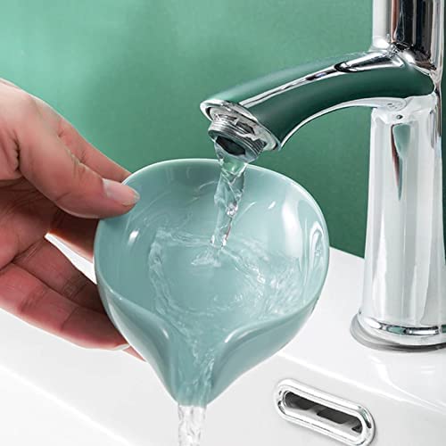Leaf Shaped Self-Draining Soap Holder with Suction Cup-.g - Image 9