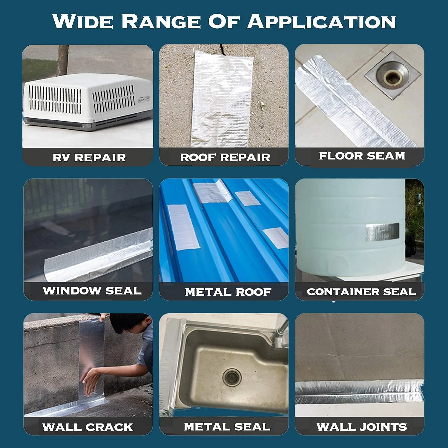 Leakage Repair Aluminium Waterproof Tape- .g - Image 5