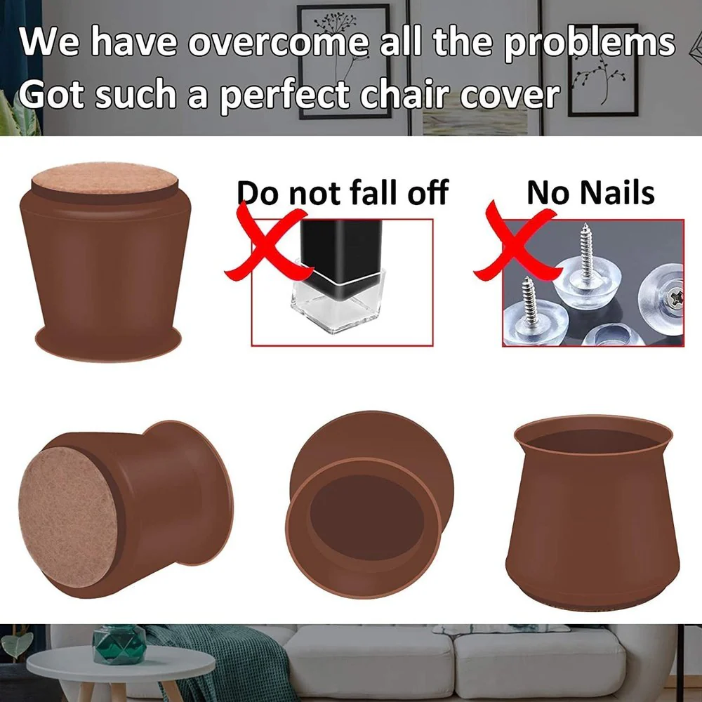 Furniture Leg Caps- Easy movement & No more floor scratches.g - Image 11