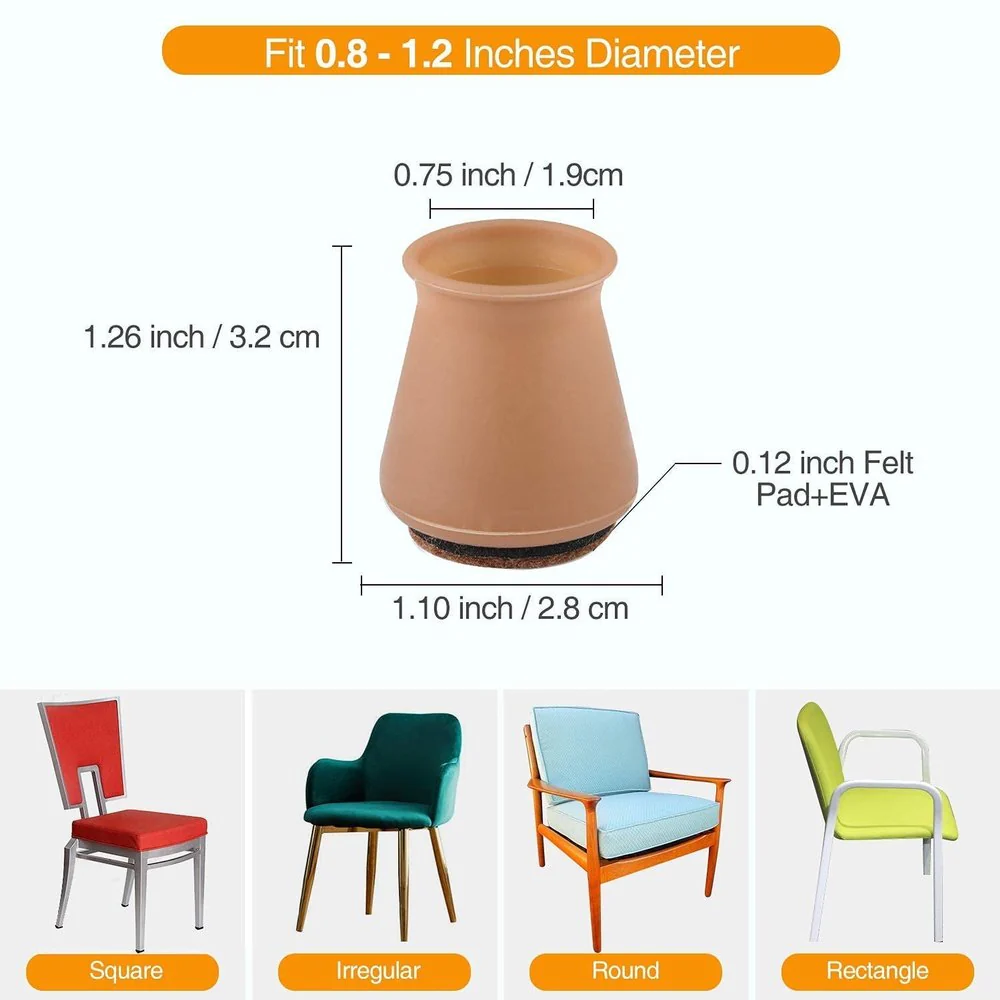 Furniture Leg Caps- Easy movement & No more floor scratches.g - Image 6