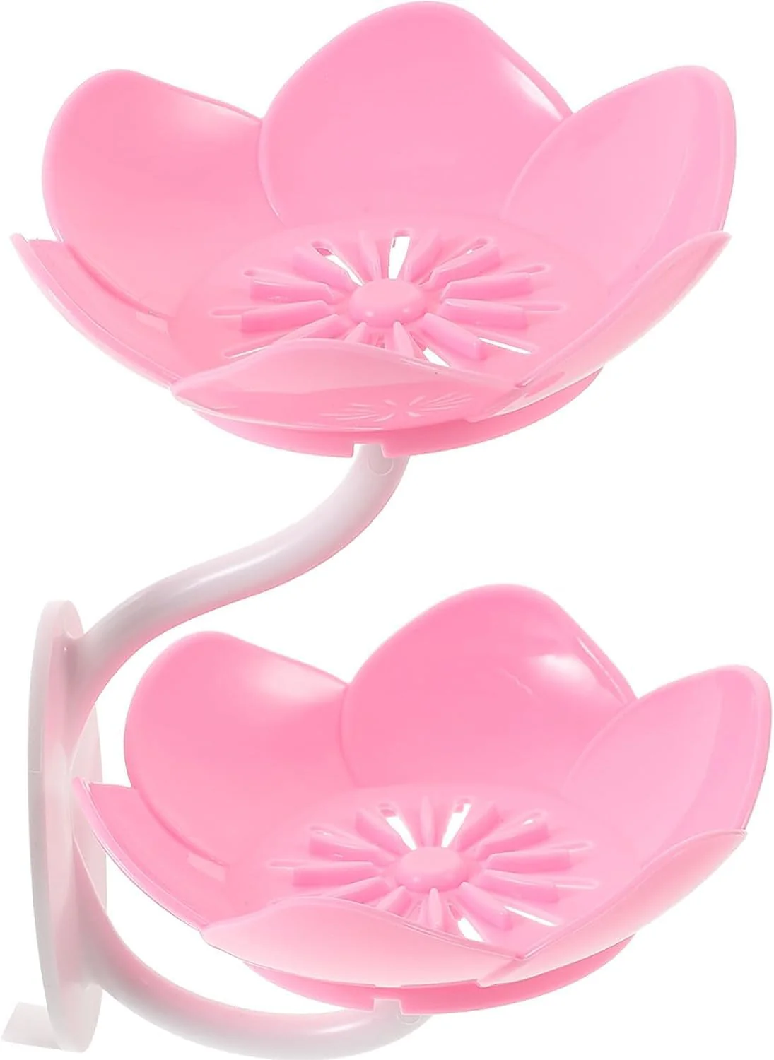 Lotus Sink Soap & Sponge Holder(Pack of 2) – No-Drill Adhesive Rack :g - Image 6
