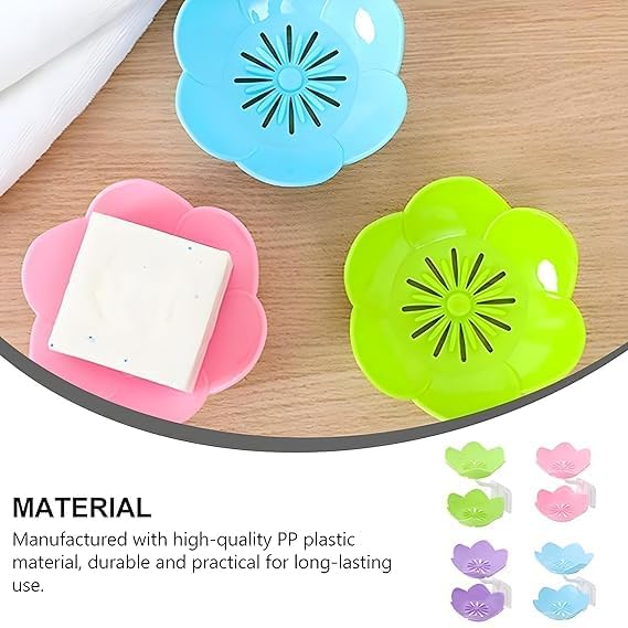 Lotus Sink Soap & Sponge Holder(Pack of 2) – No-Drill Adhesive Rack :g - Image 8