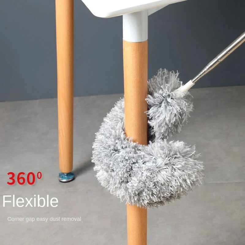 Microfiber 100 inch Extendable Feather Duster- With Extra Long Pole-.g - Image 7