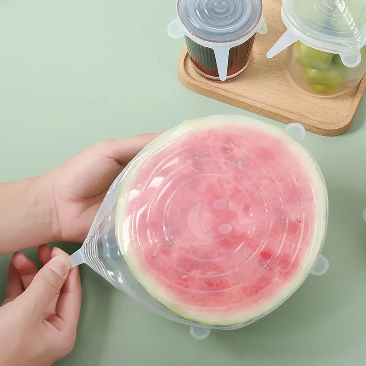 Multipurpose Silicone Lid - Reusable & Microwave Safe(pack of 6 lids) 🔥 - Image 6