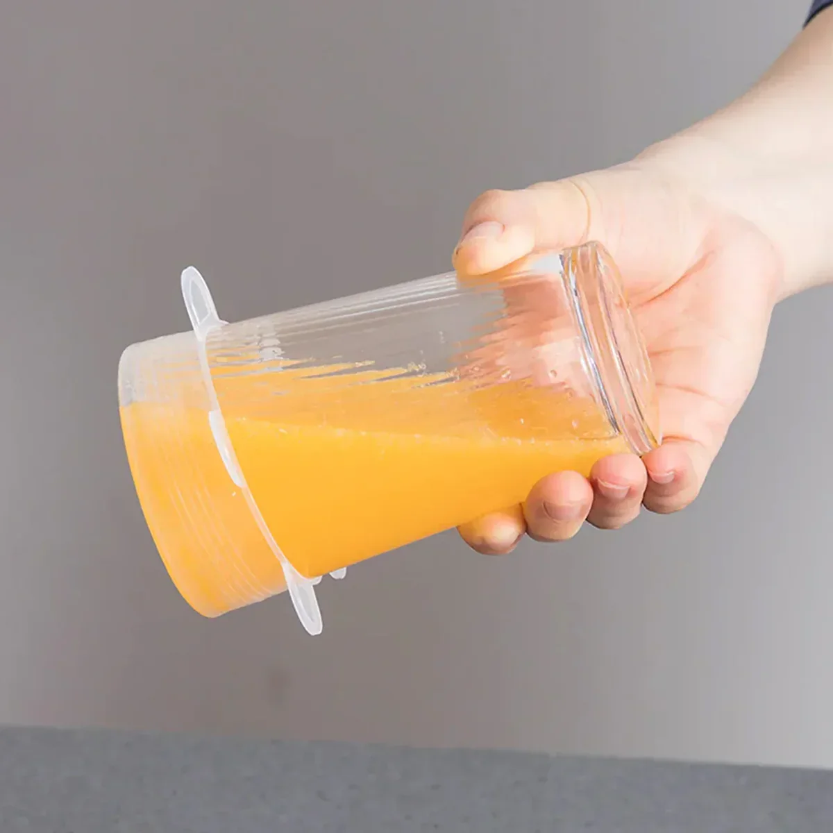 Multipurpose Silicone Lid - Reusable & Microwave Safe(pack of 6 lids) 🔥 - Image 8