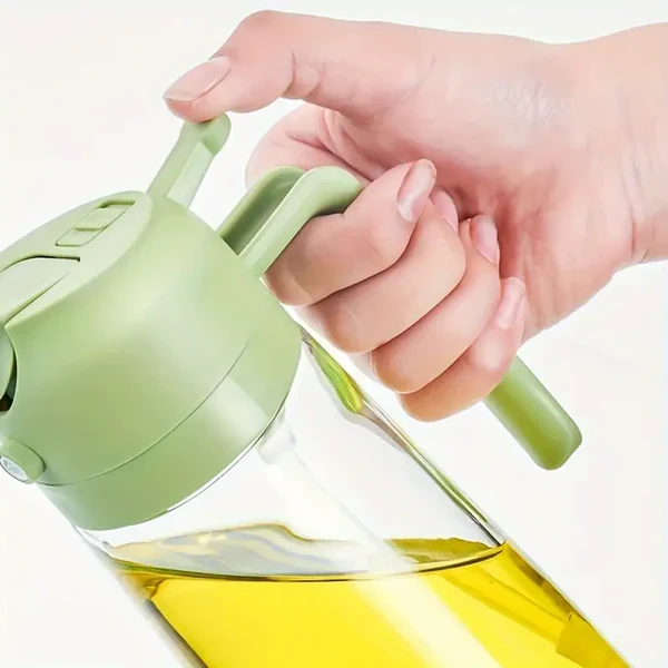 Multipurpose Oil Sprayer and Dispenser Glass Jug with lock system (500 ML). - Image 7