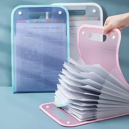 Portable 13 Layer File Folder Bag