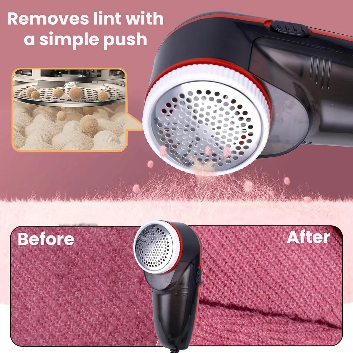 Portable Lint Remover machine With Power Cord, g - Image 2