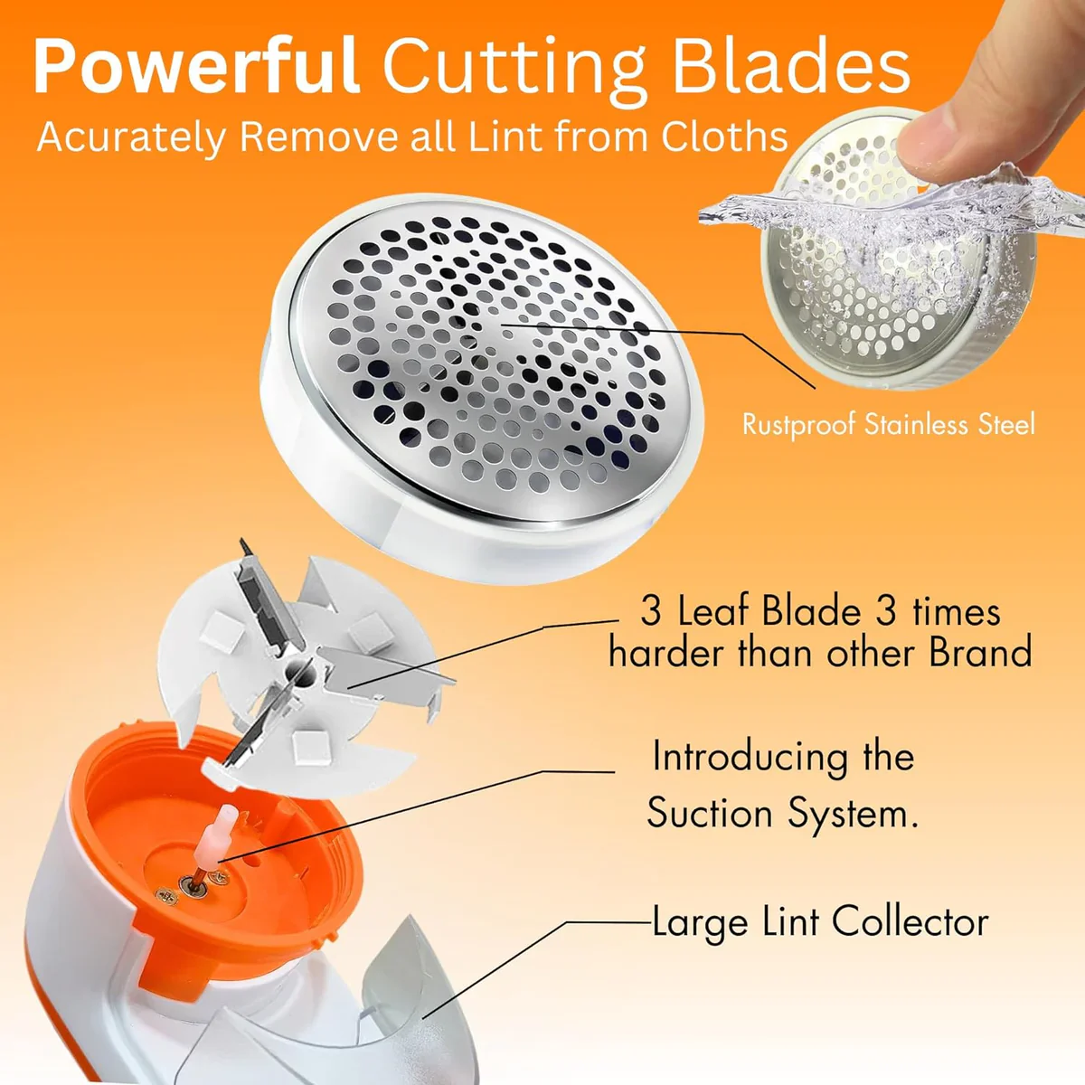 Portable Lint Remover machine With Power Cord, g - Image 8