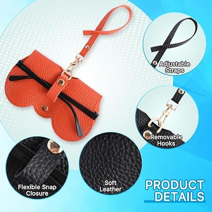 Portable Sunglasses & Eyeglasses Case Pouch – Soft Protective Cover - Image 3