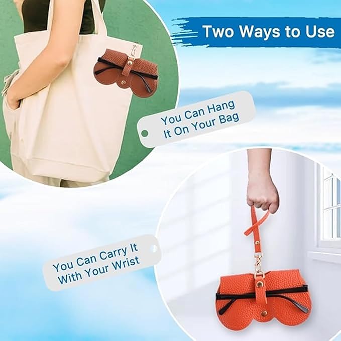 Portable Sunglasses & Eyeglasses Case Pouch – Soft Protective Cover - Image 4