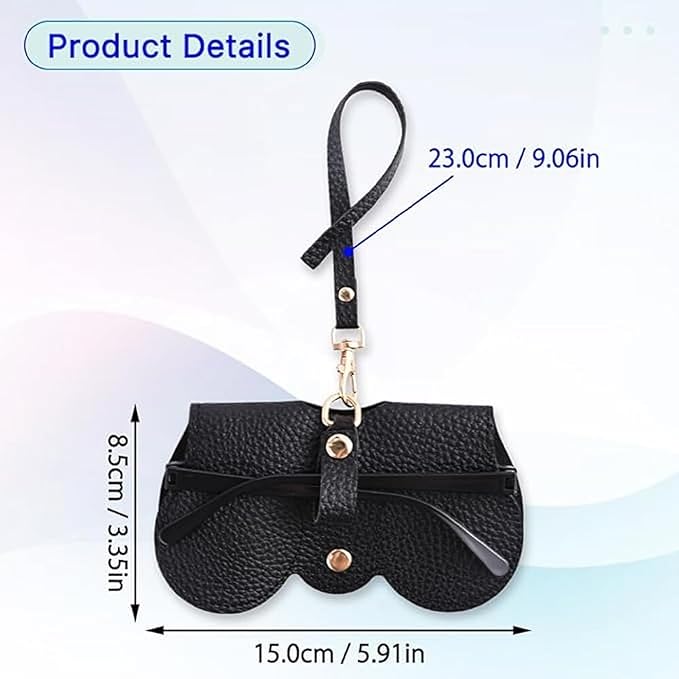 Portable Sunglasses & Eyeglasses Case Pouch – Soft Protective Cover - Image 5