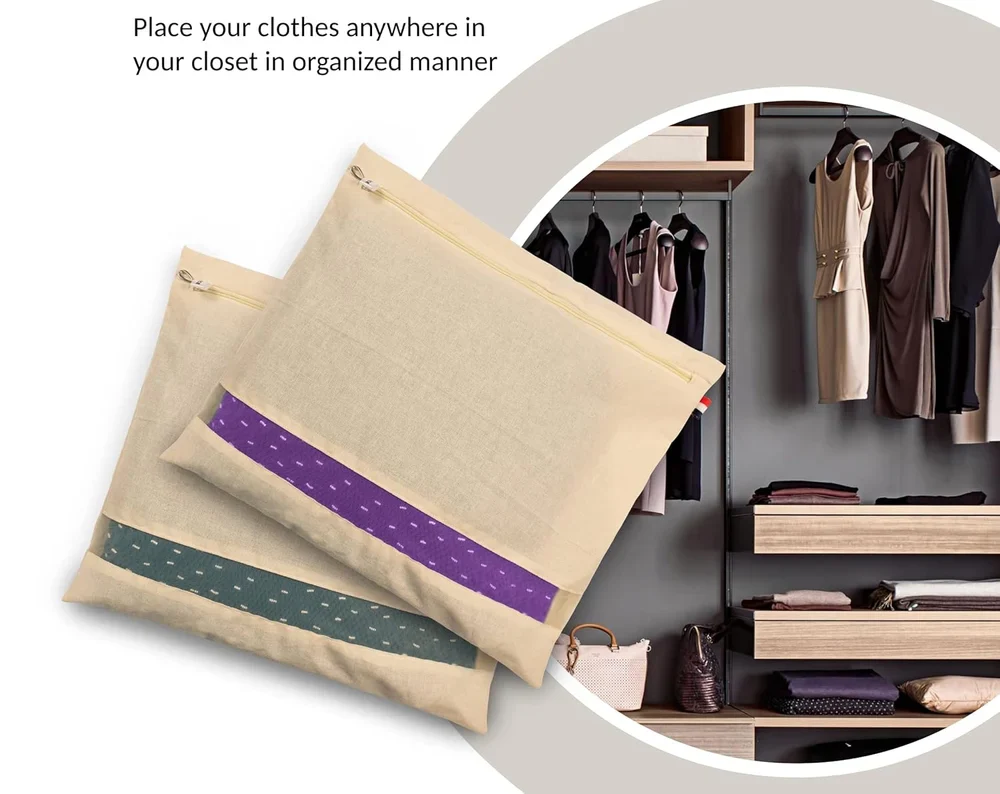 Premium Cotton Saree Covers with ZIP Lock-.f - Image 4