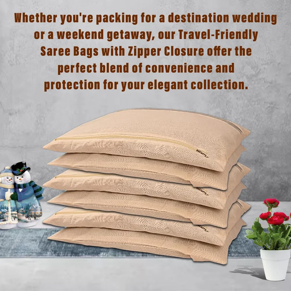 Premium Cotton Saree Covers with ZIP Lock-.f - Image 6