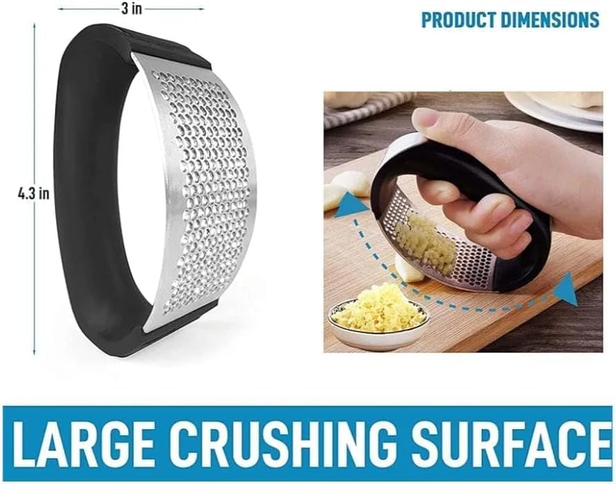 Premium Garlic Crusher – Easy, Quick & Mess-Free (Pack of 2)- .g - Image 10