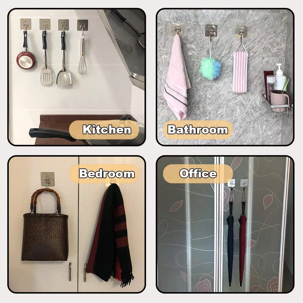 Premium Adhesive -Golden Hanger Hooks .f - Image 3