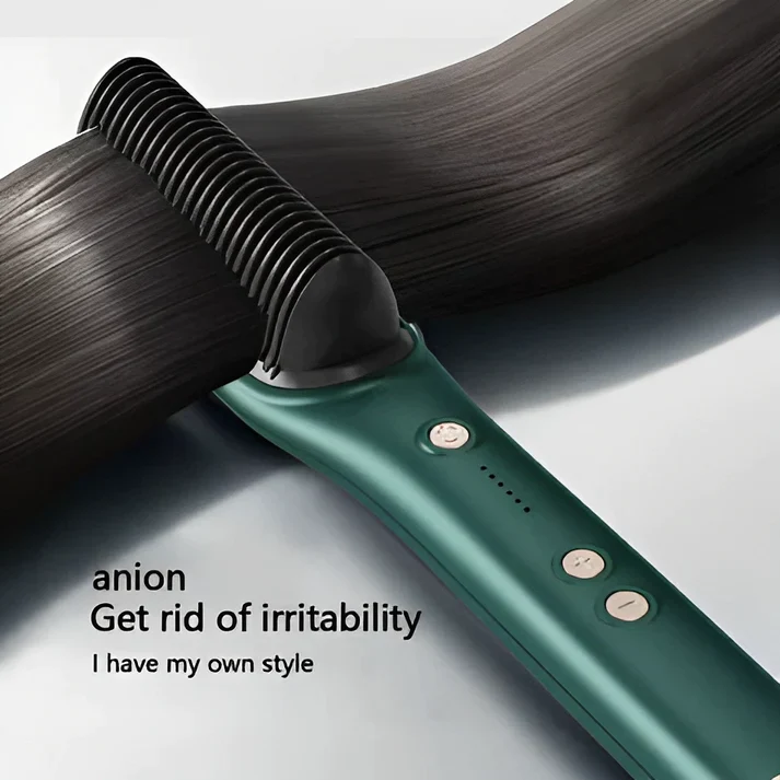Professional Electric Hair Straightener Comb Brush - Image 2