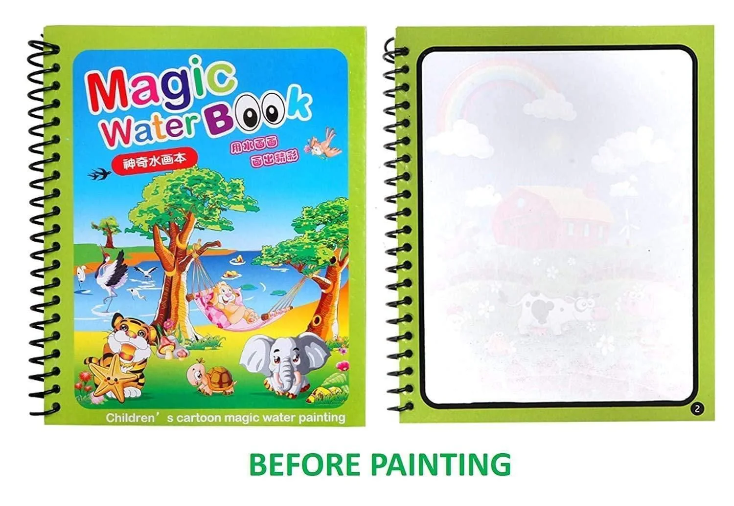Reusable Magic Water Quick Dry Book- (Pack Of 4 Books) - Image 3