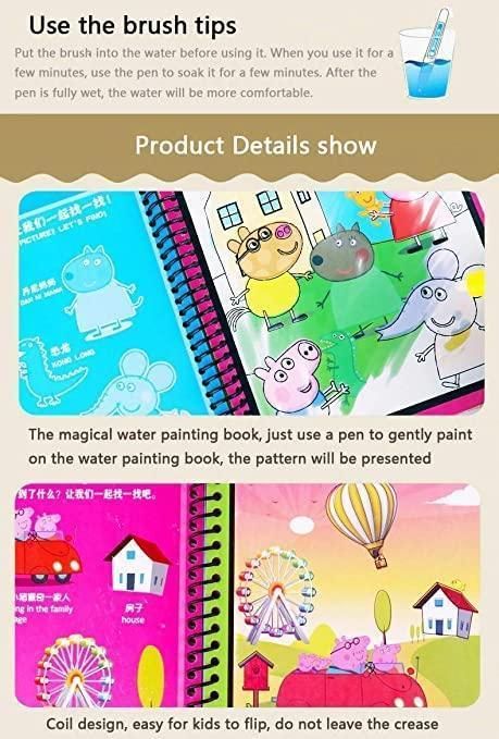 Reusable Magic Water Quick Dry Book- (Pack Of 4 Books) - Image 5