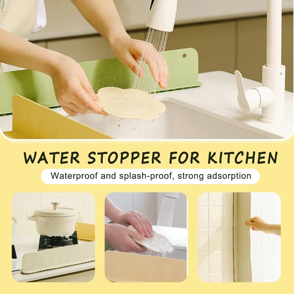 Silicone Anti Splash Guard – Keep Your Sink Area Clean & Dry-.g - Image 3