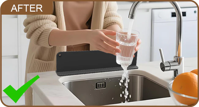 Silicone Anti Splash Guard – Keep Your Sink Area Clean & Dry-.g - Image 7
