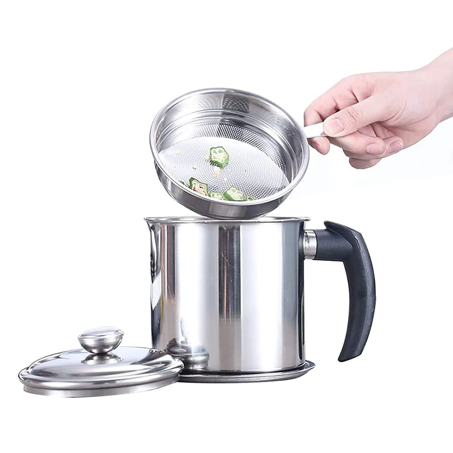 Stainless Steel Oil Filter Jar- Premium and Long Lasting.g - Image 6