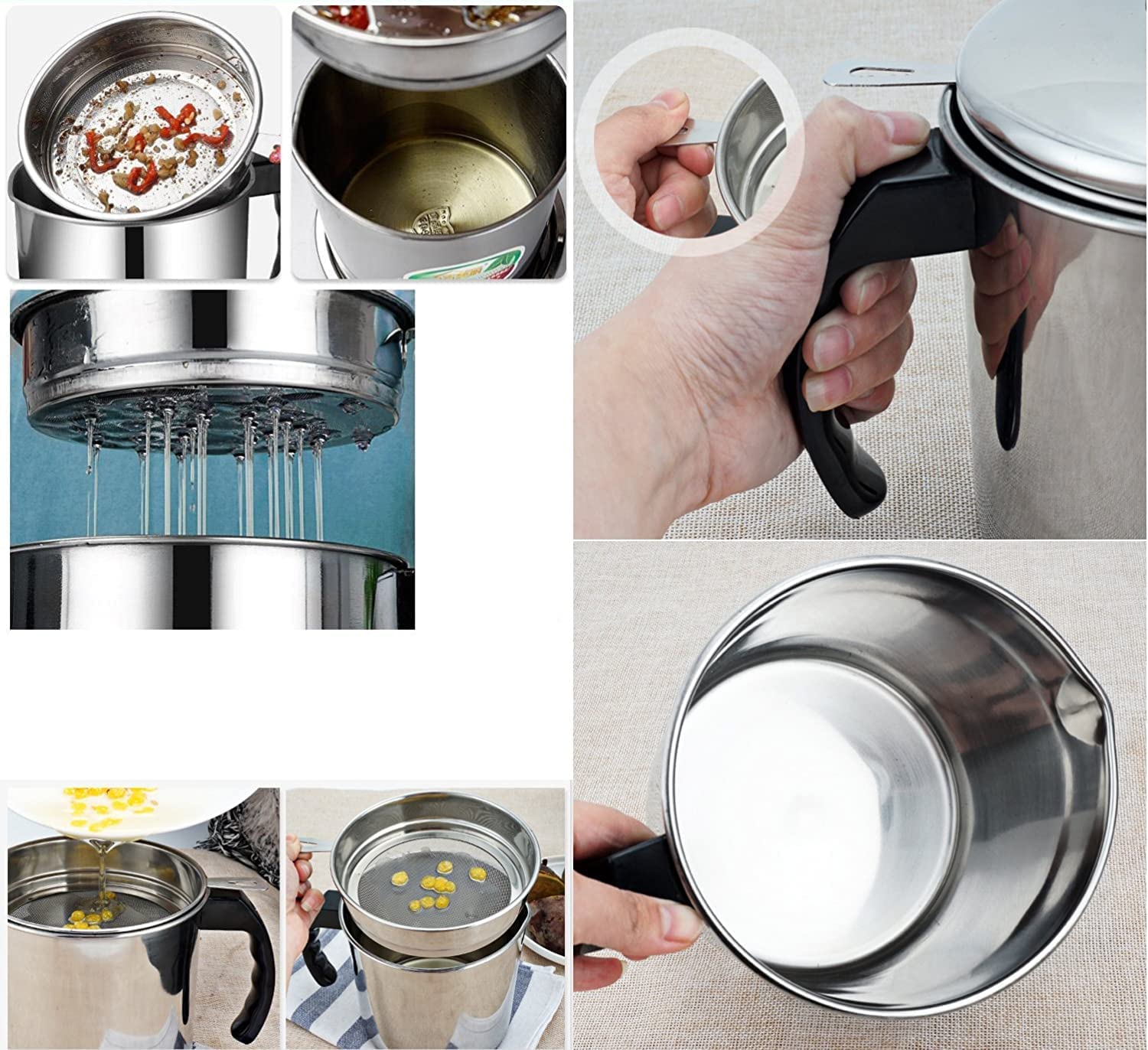 Stainless Steel Oil Filter Jar- Premium and Long Lasting.g - Image 7