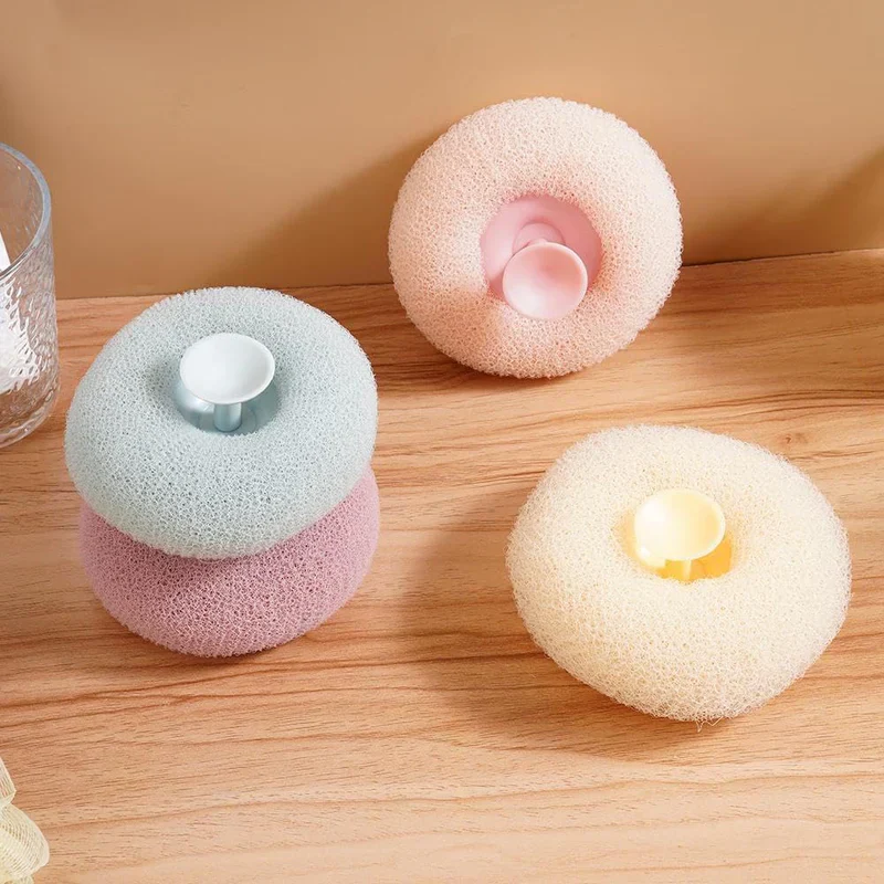 Suction Cup Bath Loofah- Pack of 2 - Image 4